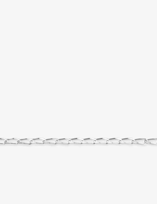 Collier maille cheval en argent 925‰ rhodié SO OR