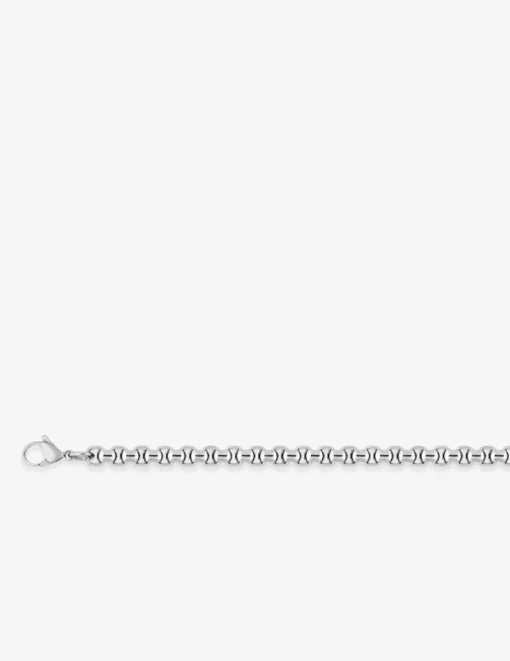 Collier maille fantaisie en acier SO OR