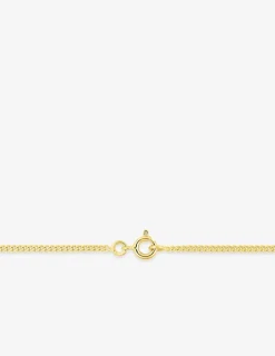 Collier maille gourmette diamantée 1,70 mm or jaune 375‰ SO OR
