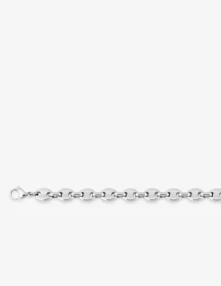Collier maille grain de café 8 mm acier SO OR