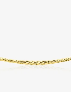 Collier maille palmier or jaune 750‰ 4 mm SO OR