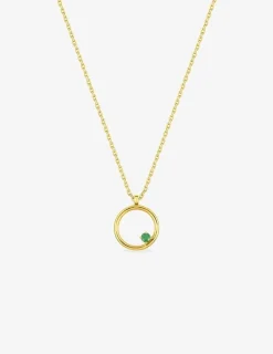 Collier émeraude en or 750‰ SO OR