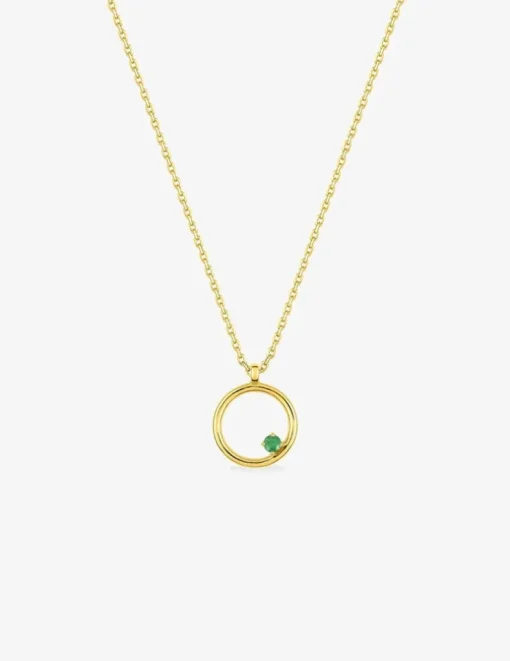 Collier émeraude en or 750‰ SO OR