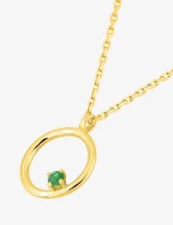 Collier émeraude en or 750‰ SO OR