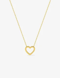 Collier motif cœur or jaune 375 ‰ SO OR