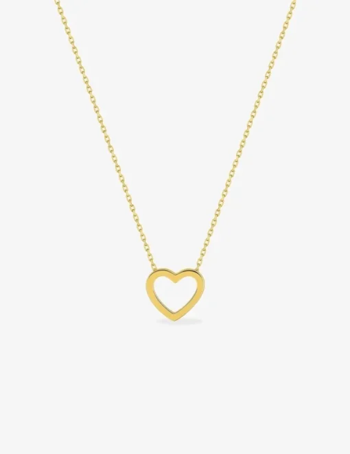 Collier motif cœur or jaune 375 ‰ SO OR