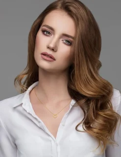 Collier motif cœur or jaune 375 ‰ SO OR