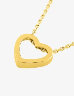 Collier motif cœur or jaune 375 ‰ SO OR
