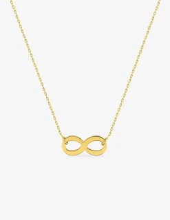 Collier motif infini or jaune 375 ‰ SO OR