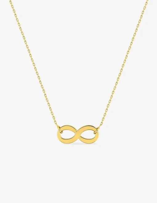 Collier motif infini or jaune 375 ‰ SO OR