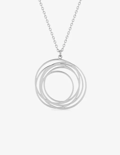 Collier multi cercles acier SO OR
