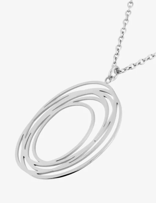Collier multi cercles acier SO OR