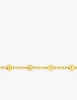 Collier or 375‰ détail fine boule SO OR