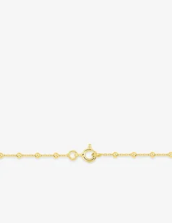 Collier or 375‰ détail fine boule SO OR