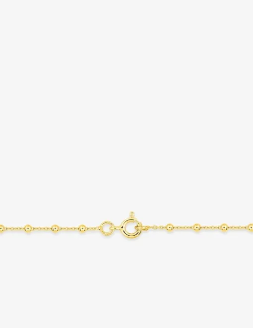 Collier or 375‰ détail fine boule SO OR