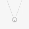 Collier or blanc 750 ‰, oxyde de zirconium SO OR