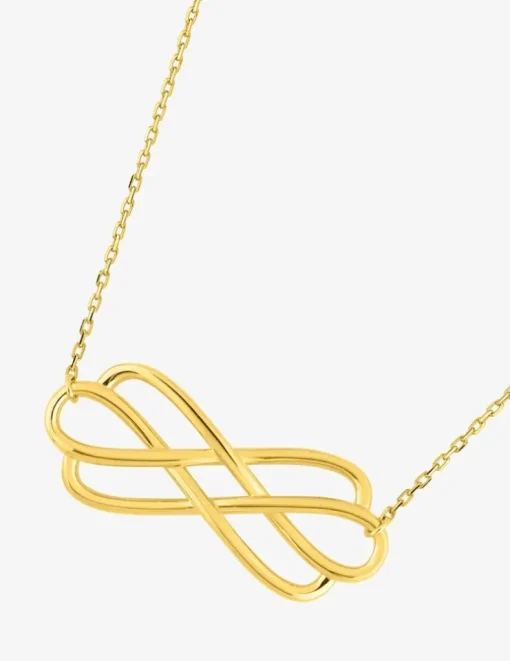 Collier or jaune 375 ‰ et motif fantaisie SO OR