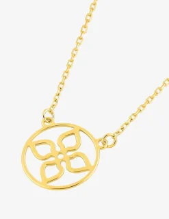 Collier or jaune 375 ‰ et motif découpe fantaisie SO OR
