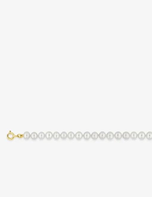 Collier or jaune 375‰ et perles 5 - 5,5 mm SO OR