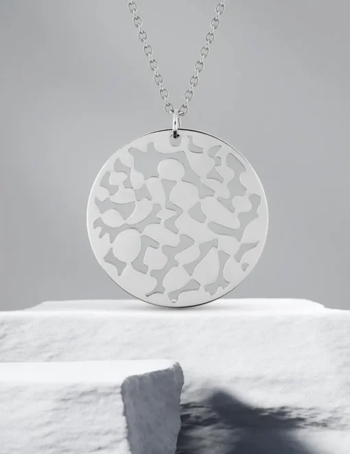 Collier pendentif en acier SO OR