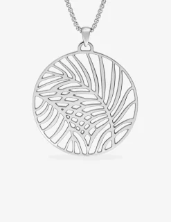 Collier pendentif en acier SO OR