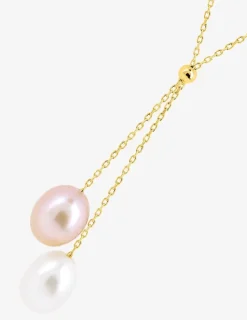 Collier perle de culture d'eau douce en or 750‰ SO OR