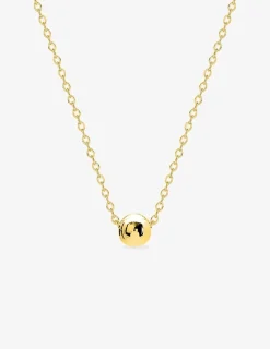 Collier plaqué or boule SO OR