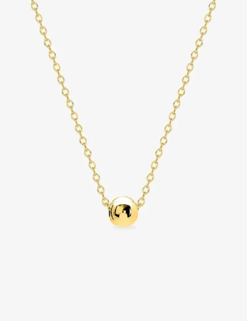 Collier plaqué or boule SO OR