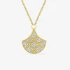 Collier plaqué or, détails en oxydes de zirconium SO OR