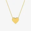 Collier plaqué or motif cœur SO OR