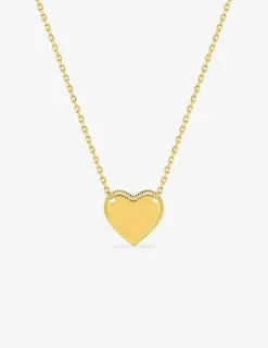 Collier plaqué or motif cœur SO OR
