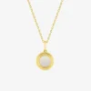 Collier plaqué or nacre SO OR