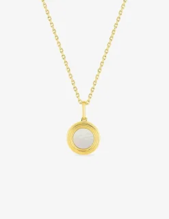 Collier plaqué or nacre SO OR