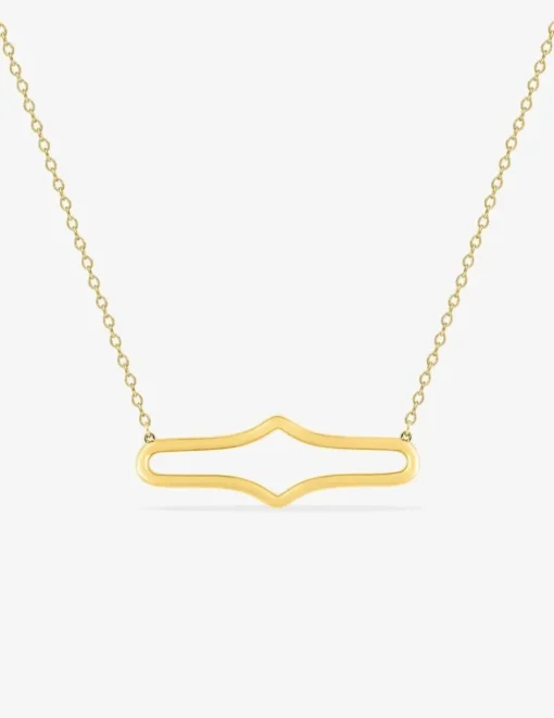 Collier plaqué or ovale fantaisie SO OR
