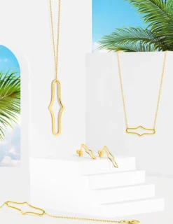 Collier plaqué or ovale fantaisie SO OR