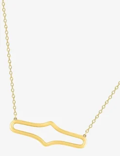 Collier plaqué or ovale fantaisie SO OR