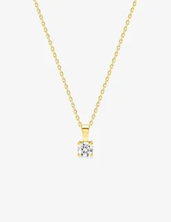 Collier plaqué or, oxyde de zirconium SO OR
