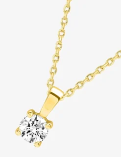 Collier plaqué or, oxyde de zirconium SO OR