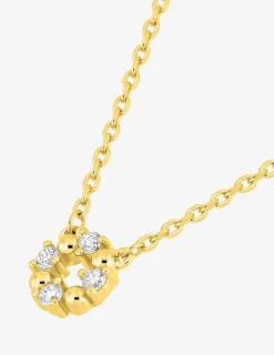 Collier plaqué or, oxydes de zirconium SO OR