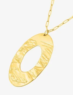 Collier sautoir acier doré SO OR