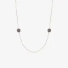 Collier sautoir Chance or rose 750‰ Lapis Lazuli SO OR