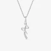 Collier tourbillon argent 925‰ rhodié et oxydes de zirconium SO OR