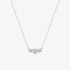 Collier Trilogie or blanc 375 ‰ et oxydes de zirconium SO OR