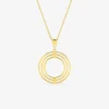 Collier triple cercle or jaune 750‰ SO OR