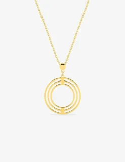 Collier triple cercle or jaune 750‰ SO OR