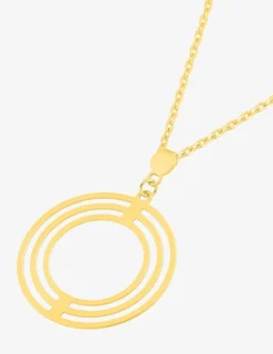Collier triple cercle or jaune 750‰ SO OR