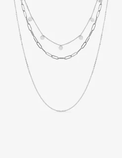 Collier trois rangs en acier SO OR