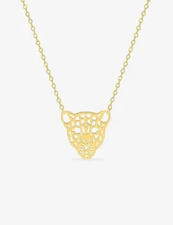 Collier tête de tigre plaqué or SO OR