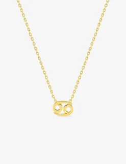 Collier zodiaque Cancer en plaqué or SO OR