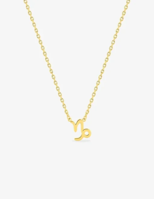 Collier zodiaque Capricorne en plaqué or SO OR